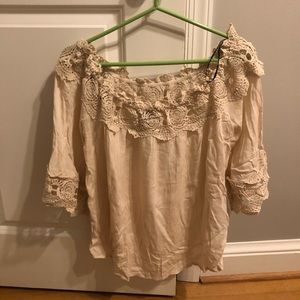 Crochet Off-The-Shoulder Top